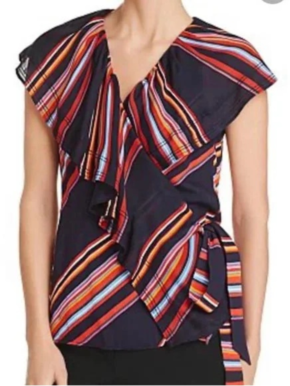 Tory Burch Blue Blouse Size 2 NWTS